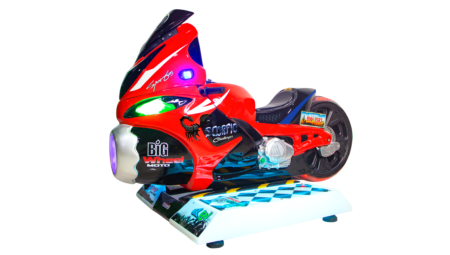 Big Wheel Moto KA-360 - Le Kiddie Ride et Jeu Vidéo de Course Moto