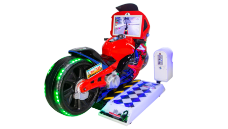 Big Wheel Moto KA-360 - Le Kiddie Ride et Jeu Vidéo de Course Moto – Image 2